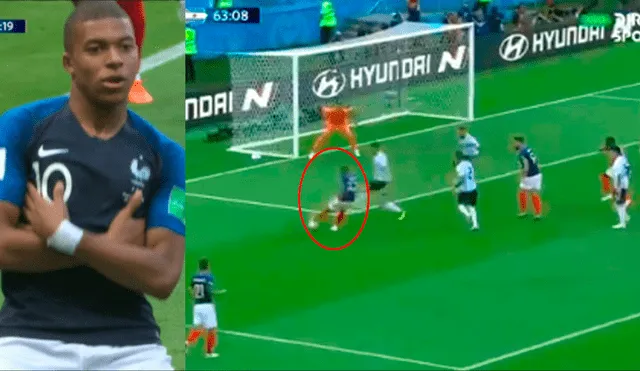 Argentina vs Francia: el gol de Kylian Mbappé que fue el 3-2 | VIDEO