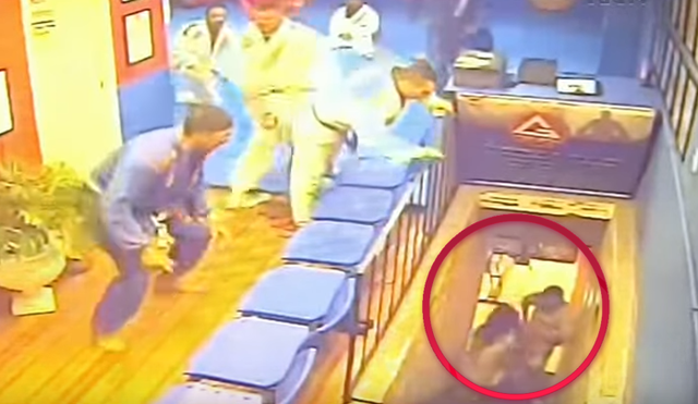 YouTube: ingresó a robar a gimnasio sin imaginar que estudiantes de jiu-jitsu lo enfrentarían [VIDEO]