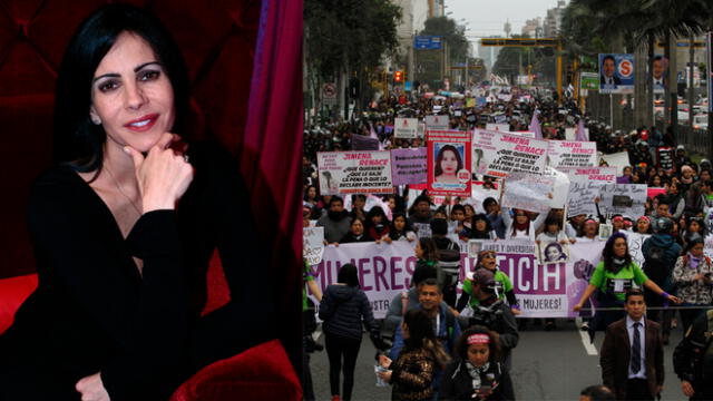 Karina Calmet arremete contra el Ministerio de la Mujer y el colectivo #NiUnaMenos