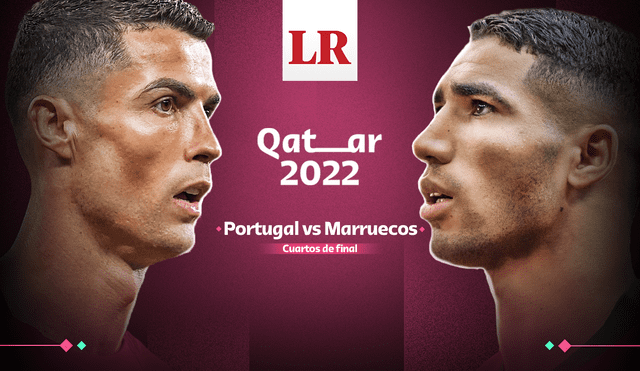 Portugal vs. Marruecos EN VIVO y EN DIRECTO por uno de los cupos a las semifinales del Mundial Qatar 2022. Foto: composición Fabrizio Oviedo/GLR