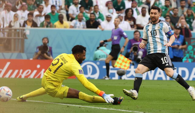 La selección argentina debutó ante Arabia Saudita por el grupo C en el Mundial Qatar 2022. Foto: EFE