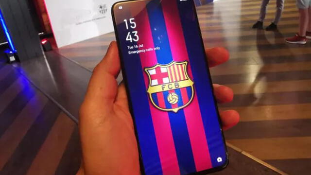 Oppo ha lanzado una edición especial de su smartphone Reno 10X Zoom con los colores del Barcelona.
