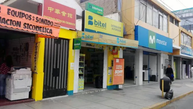 Chimbote: Asaltan céntrica tienda de venta de celulares