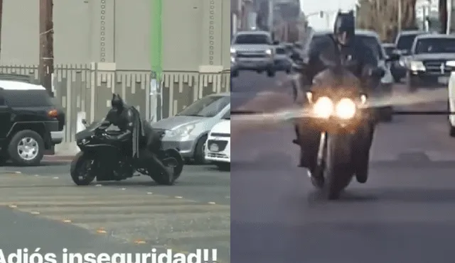 YouTube: La verdad sobre el 'Batman' captado recorriendo las calles en su 'batimoto'