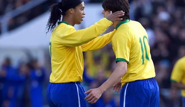Kaká se mostró conmovido por la situación de Ronaldinho. Foto: AFP