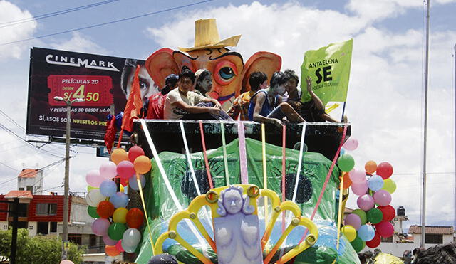 Cajamarca recibe al Ño Carnavalón