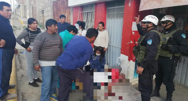 Delincuentes acuchillan a dueño de tienda de abarrotes en Arequipa 