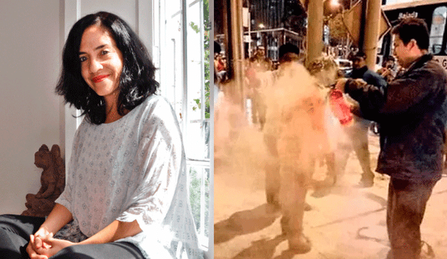 Wendy Ramos alerta a mujeres con mensajes tras caso de mujer quemada en bus