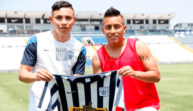 Christian Cueva y Jean Deza jugaron juntos en Alianza Lima en el año 2014. | Foto: Club Alianza Lima