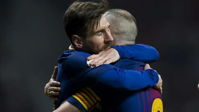 La emotiva despedida de Messi a Iniesta tras su adiós al Barcelona [FOTO]