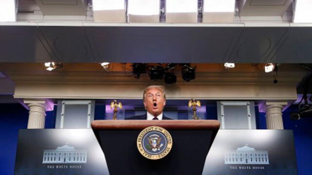 Donald Trump, presidente de los Estados Unidos. Foto: AFP.
