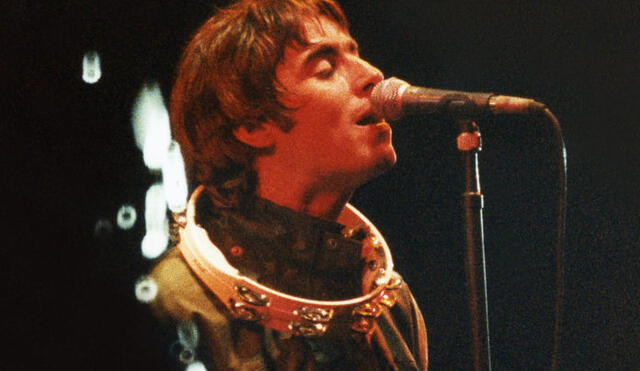 Liam Gallangher en el Glastonbury del 1996. (Foto: NME)