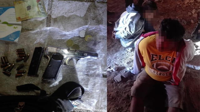 Moquegua: Dos hombres tomaban alcohol y portaban arma de fuego en la calle