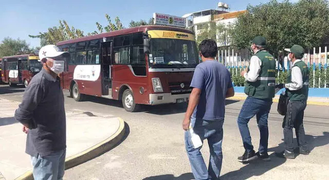 revisión. Buses de Sitransporte pasaron inspección por parte de la comuna provincial de Arequipa durante la semana. Cerca de 1600 cumplieron requisitos.