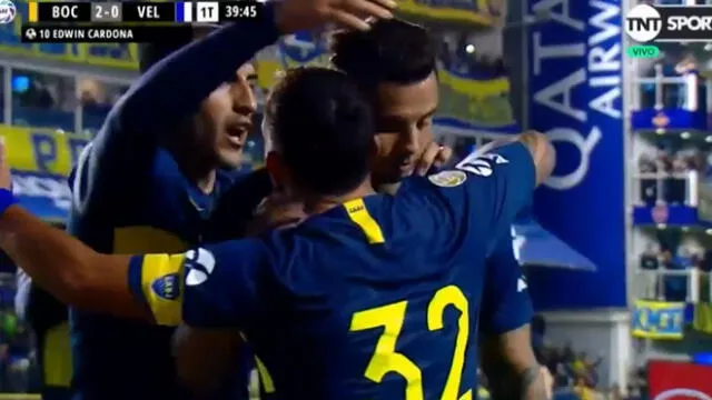 Boca Juniors vs Vélez: Cardona aumentó la ventaja 'Xeneize' de tiro penal [VIDEO]