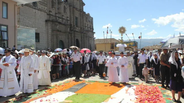 Pueblo cajamarquino celebró Corpus Christi