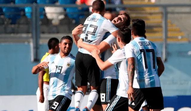 Argentina derrotó por la mínima a Colombia por el hexagonal final del Sudamericano [RESUMEN]
