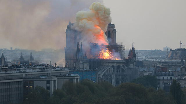 Incendio en Notre Dame: controlan fuego y reportan que la estructura "ha sido salvada" 