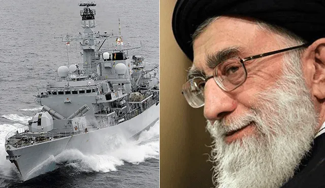 Reino Unido moviliza buques de guerra a las costas de Irán