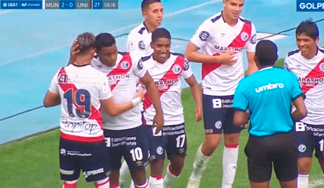 Fabricio Cabrera anotó el segundo gol de Deportivo Municipal sobre Universitario. | Foto: Gol Perú
