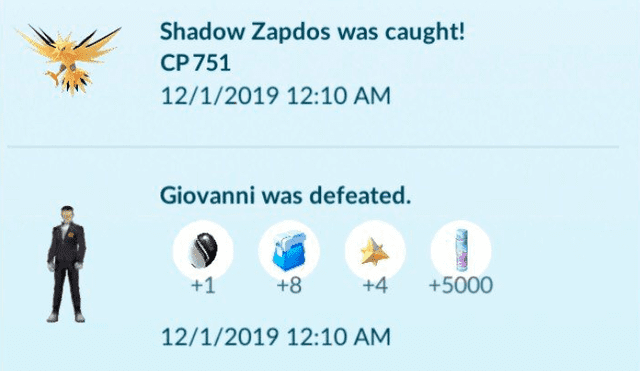 Por vencer a Giovanni en Pokémon GO, los usuarios recibirán una piedra Teselia.