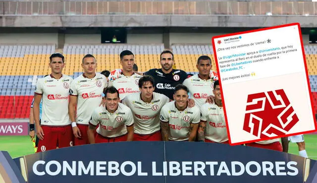 La Liga 1 Movistar mandó su mensaje de apoyo para los 'cremas' en importante duelo.