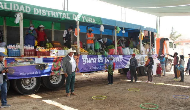 Es el primer mercado rodante en Arequipa.