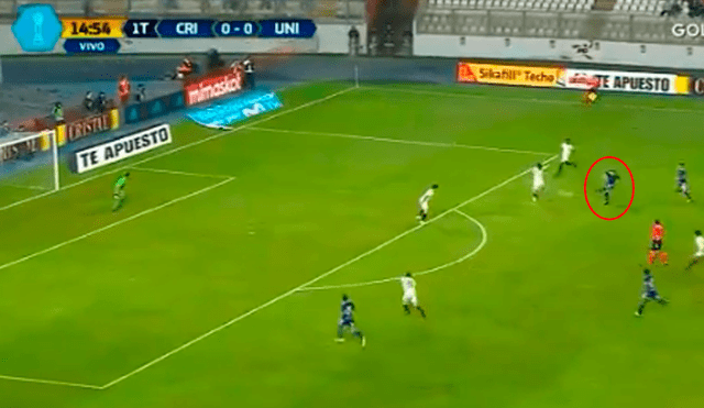 Sporting Cristal vs Universitario: Herrera casi anota golazo de larga distancia [VIDEO]
