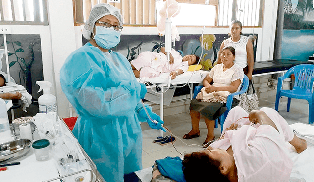 Dengue crisis. Hospital Santa Rosa ha colapsado ante la emergencia.