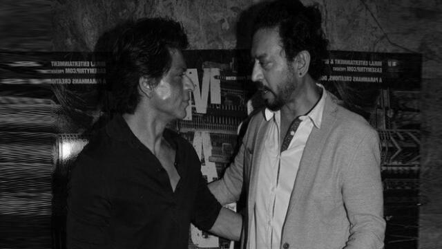 Desliza para ver más fotos de Irrfan Khan y Shah Rukh Khan.
