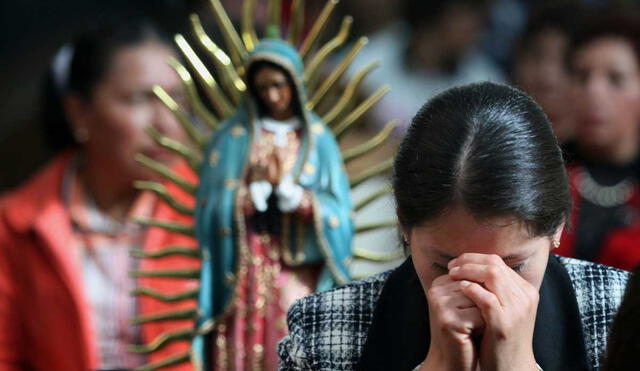 Miles de fieles arriban a México solo para orarle a la Virgen de Guadalupe.  Foto: mvt.com.mx
