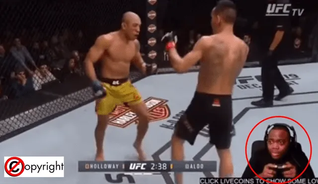 Vía YouTube: Trasmitió ilegalmente pelea de UFC simulando estar jugando [VIDEO]