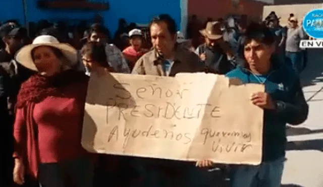 Ayacucho: pobladores realizan marcha para conocer las causas de la intoxicación masiva [VIDEO]