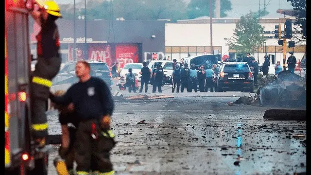 Las protestas tuvieron episodios de violencia. Fuente: AP.