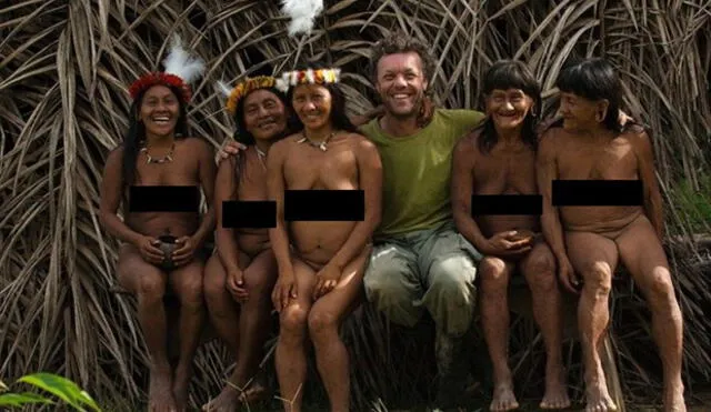 Estampas de una tribu amazónica aislada