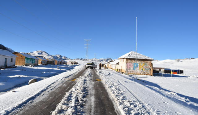 Tacna: Chuapalca registró temperatura más baja del año a nivel nacional