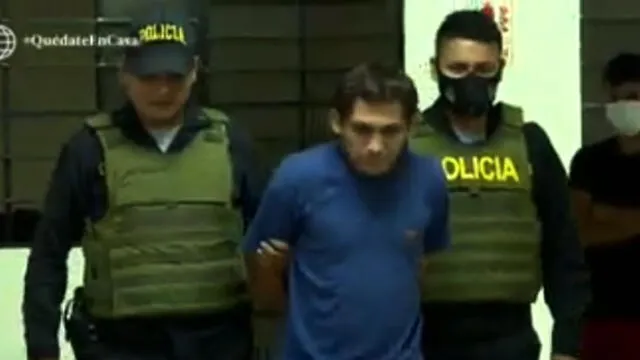 El presunto implicado fue trasladado a la dependencia policial del sector. Foto: Captura/AméricaTV.