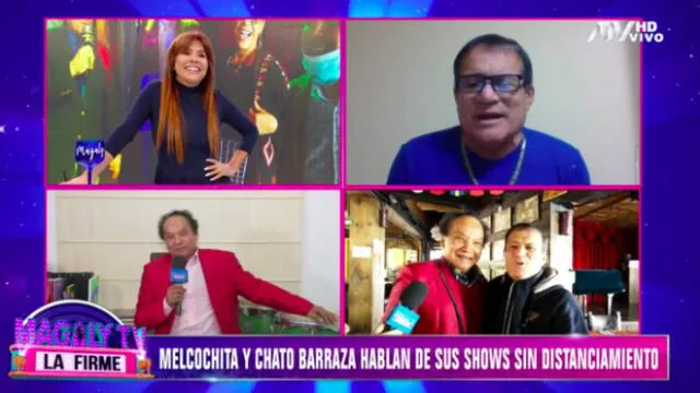 Además Pablo Villanueva ‘Melcochita’ afirmó que no cancelarán los shows, pero que tomarán rigurosas medidas para garantizar la seguridad. (Foto: Captura ATV)