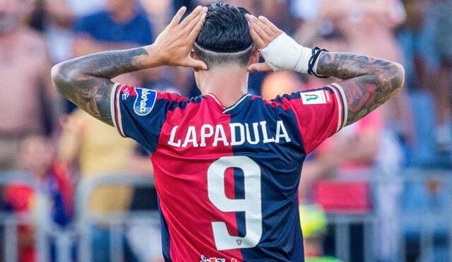 Gianluca Lapadula fichó por el Cagliari procedente del Benevento. Foto: Cagliari