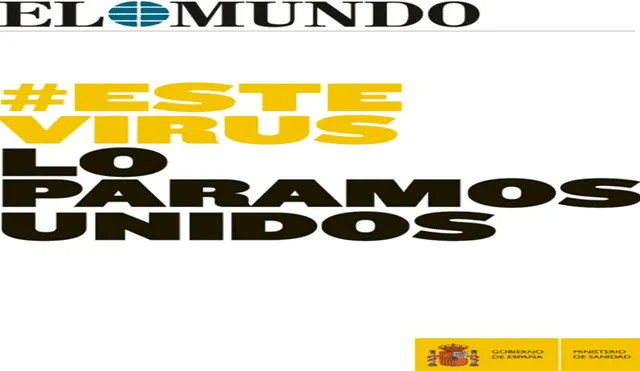 Diario El Mundo se unió a la campaña #EsteVirusLoParamosUnidos. Foto: Difusión.