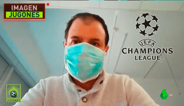 Kike Mateu, periodista de El Chiringuito, se infectó de coronavirus tras asistir a un partido de la Champions League.