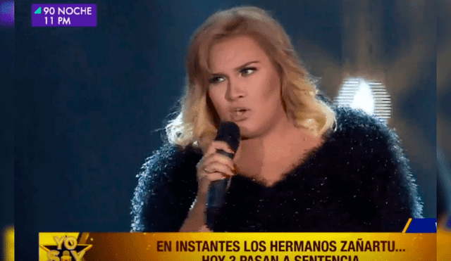 Magdyel Ugaz rompe en llanto al ver show de Adele peruana [VIDEO]
