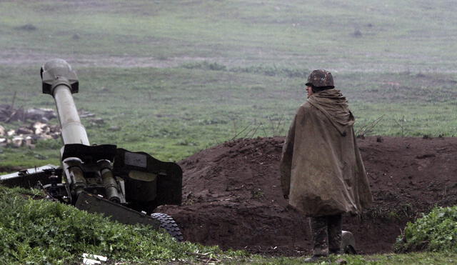 Las partes en conflicto militar en torno a Nagorno Karabaj continúan en conflicto. Foto: EFE/referencial.