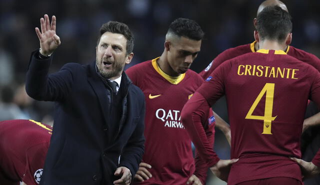 AS Roma echó a Di Francesco tras caer ante Porto por Champions League