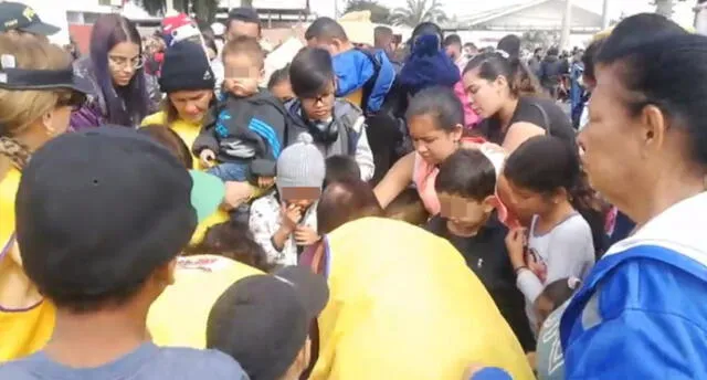 Voluntarios piden apoyo para entregar alimentos a venezolanos varados en Tacna