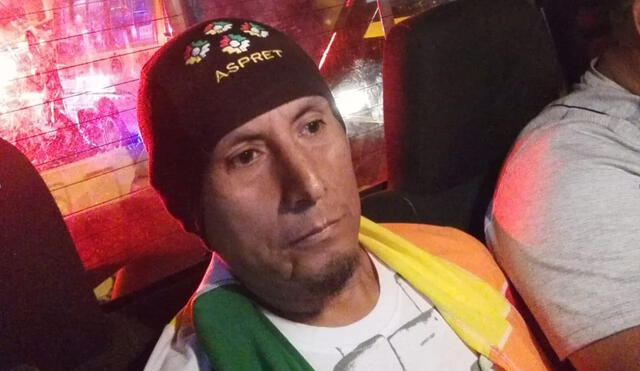 Eddy Villarroel Medina "comandante Sacha", dirige una facción del movimiento que lideró Antauro Humala. Foto. La República.