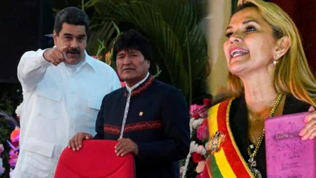 La presidenta interina de Bolivia, Jeanine Añez, expulsó a todos los diplomáticos de Venezuela en La Paz. Foto: Composición