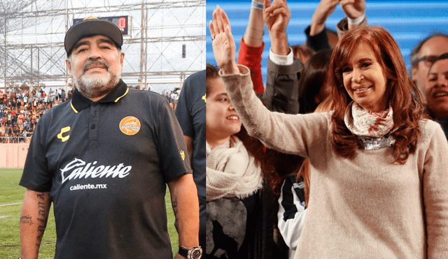 ¿Diego Maradona y Cristina Kirchner se alían para las elecciones argentinas?