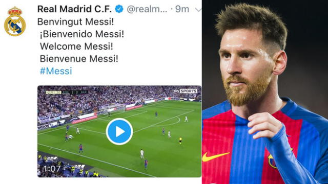 Real Madrid es la nueva víctima de hackers y “anuncia” la llegada de Lionel Messi