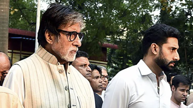 Abhishek, hijo de Amitabh Bachchan también informó su diagnóstico positivo al virus. Foto: AFP